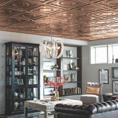 Obtenez l’aspect d’un plafond en cuivre dans n’importe quel espace