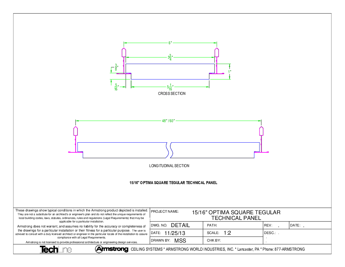15-16 Optima Square Tegular Technical Panel on Prelude