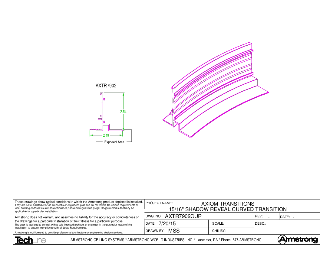 15_16in Shadow Reveal Curved Transition
