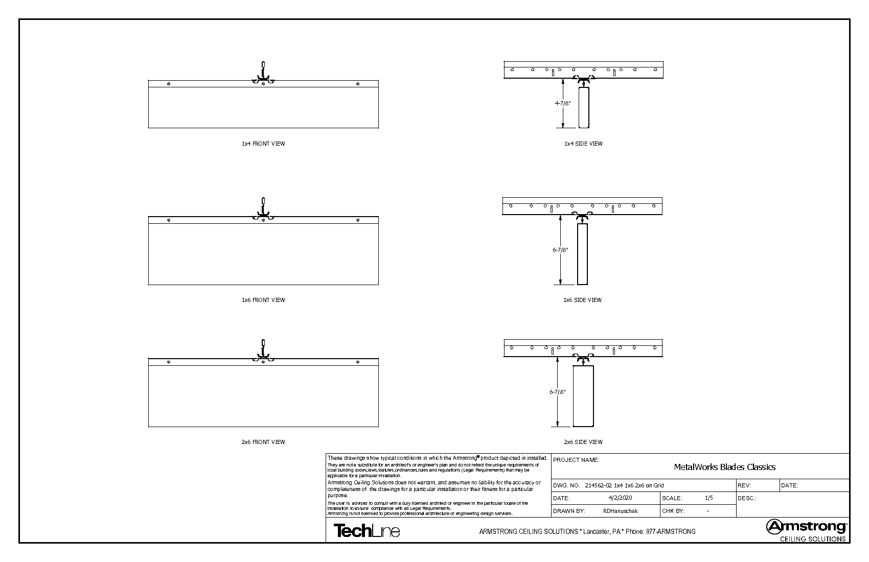 1x4 1x6 2x6 on Grid