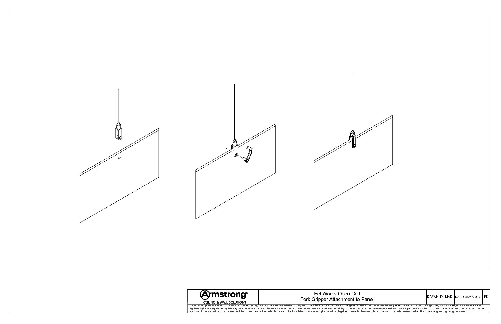 Fork Gripper attachment to Bottom Panel