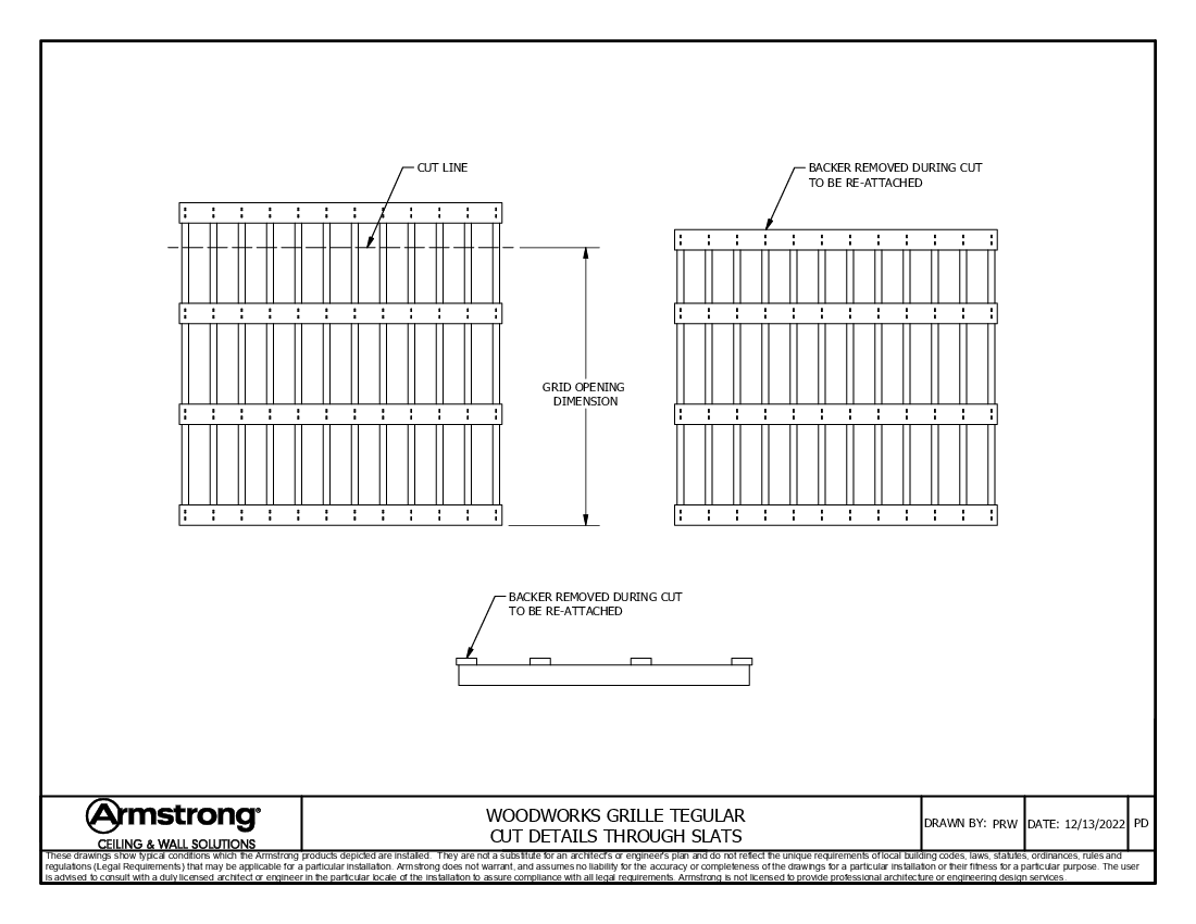 Perpendicular Cut Details