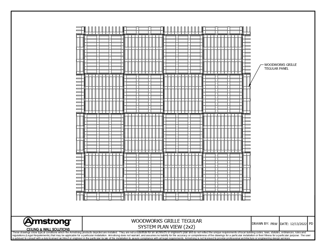 Wall to Wall System Plan View