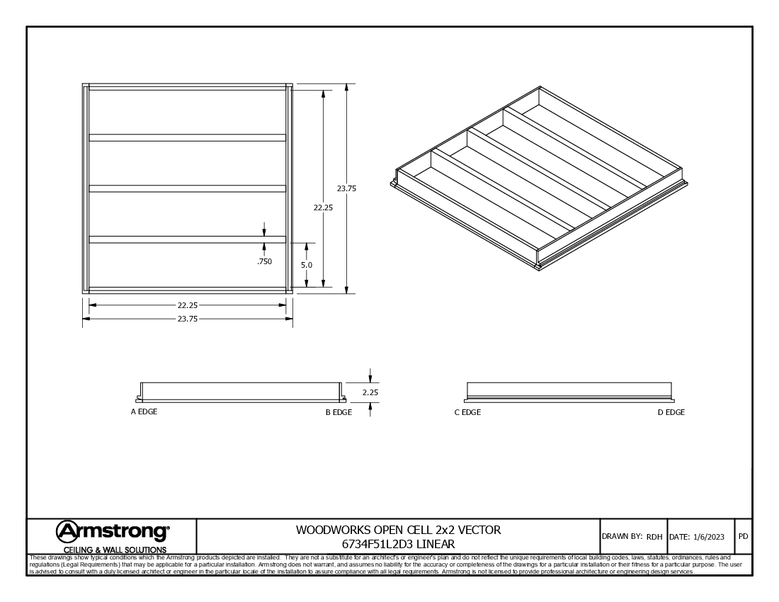 2x2 Linear 6734F51L2D3