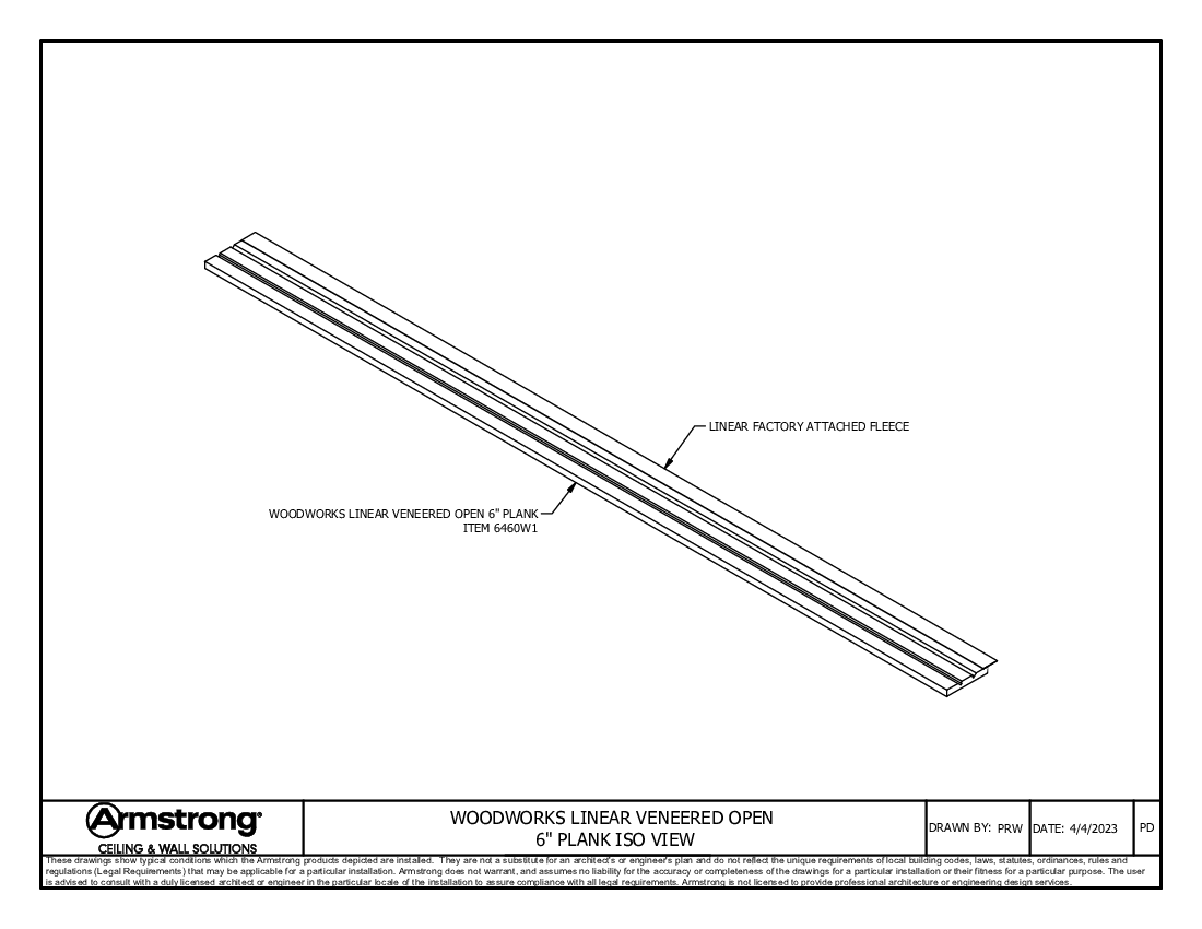 6in Plank Iso View