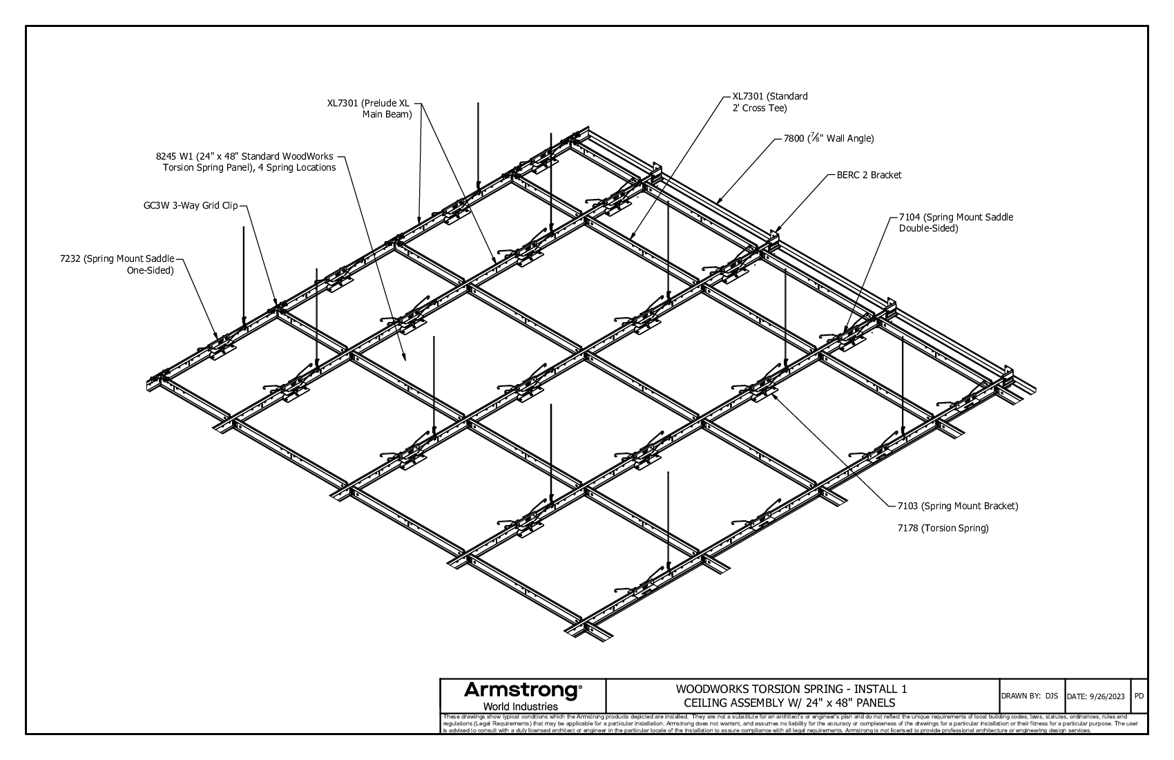24x48 Panel Grid Iso