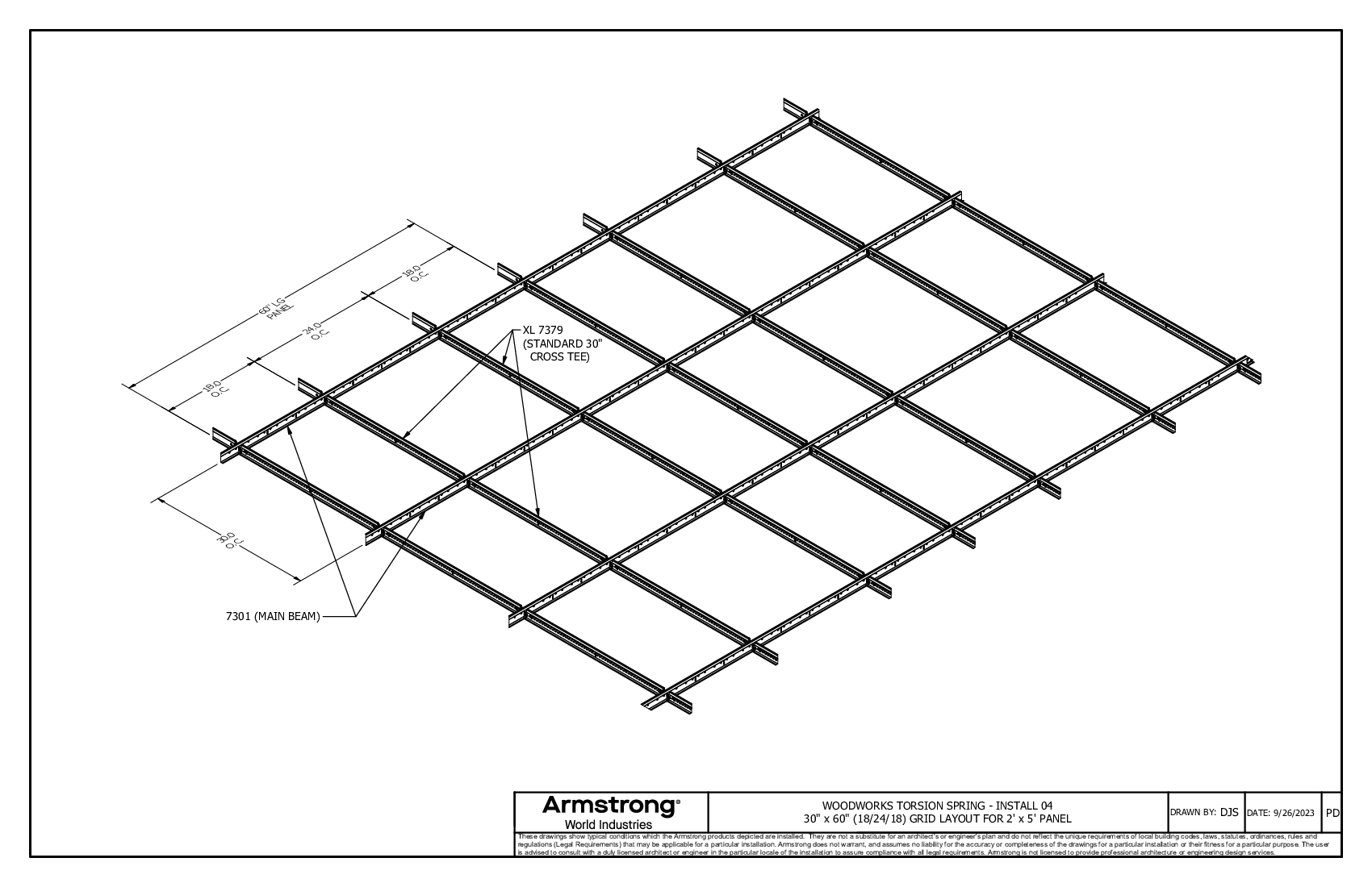 30x60 18-24-18 Grid Layout
