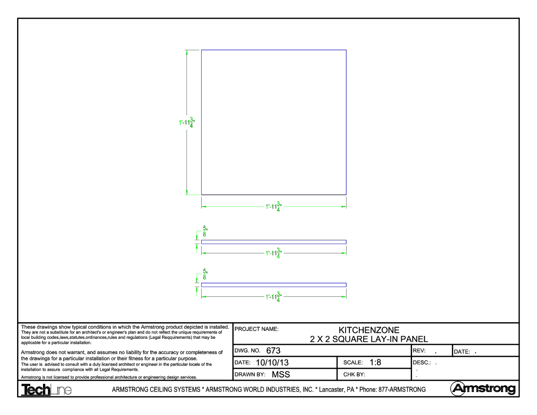 673 Kitchen Zone 2 x 2