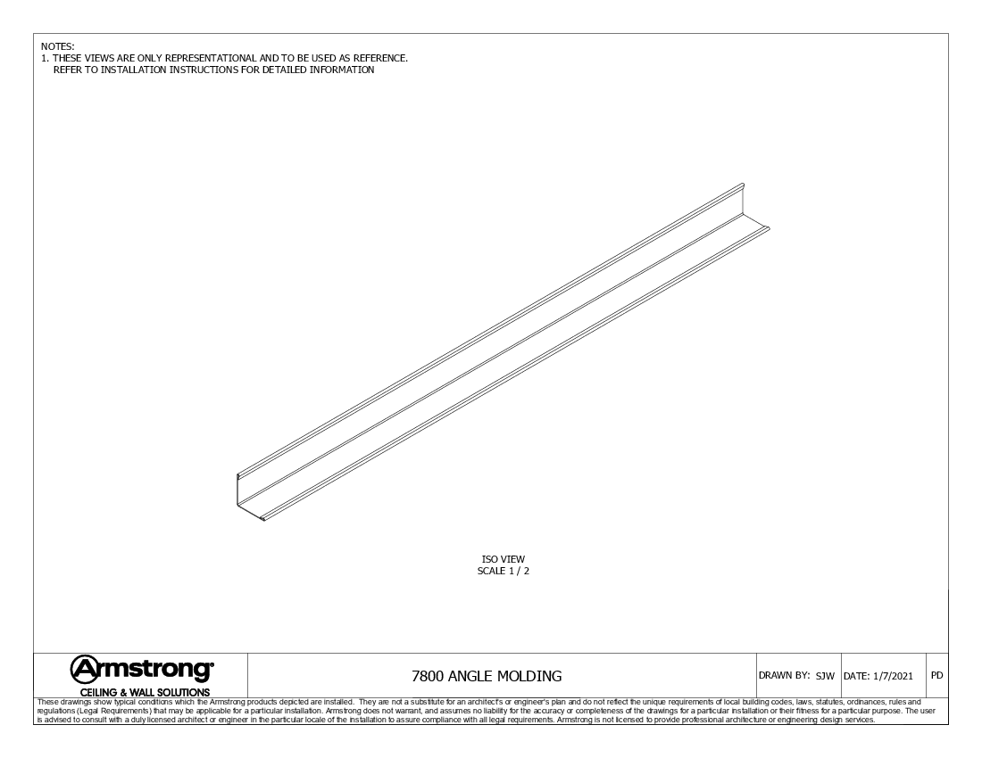 7800 Angle Molding