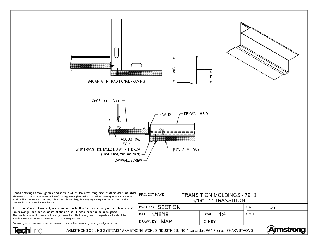 7910 Transition Molding Application