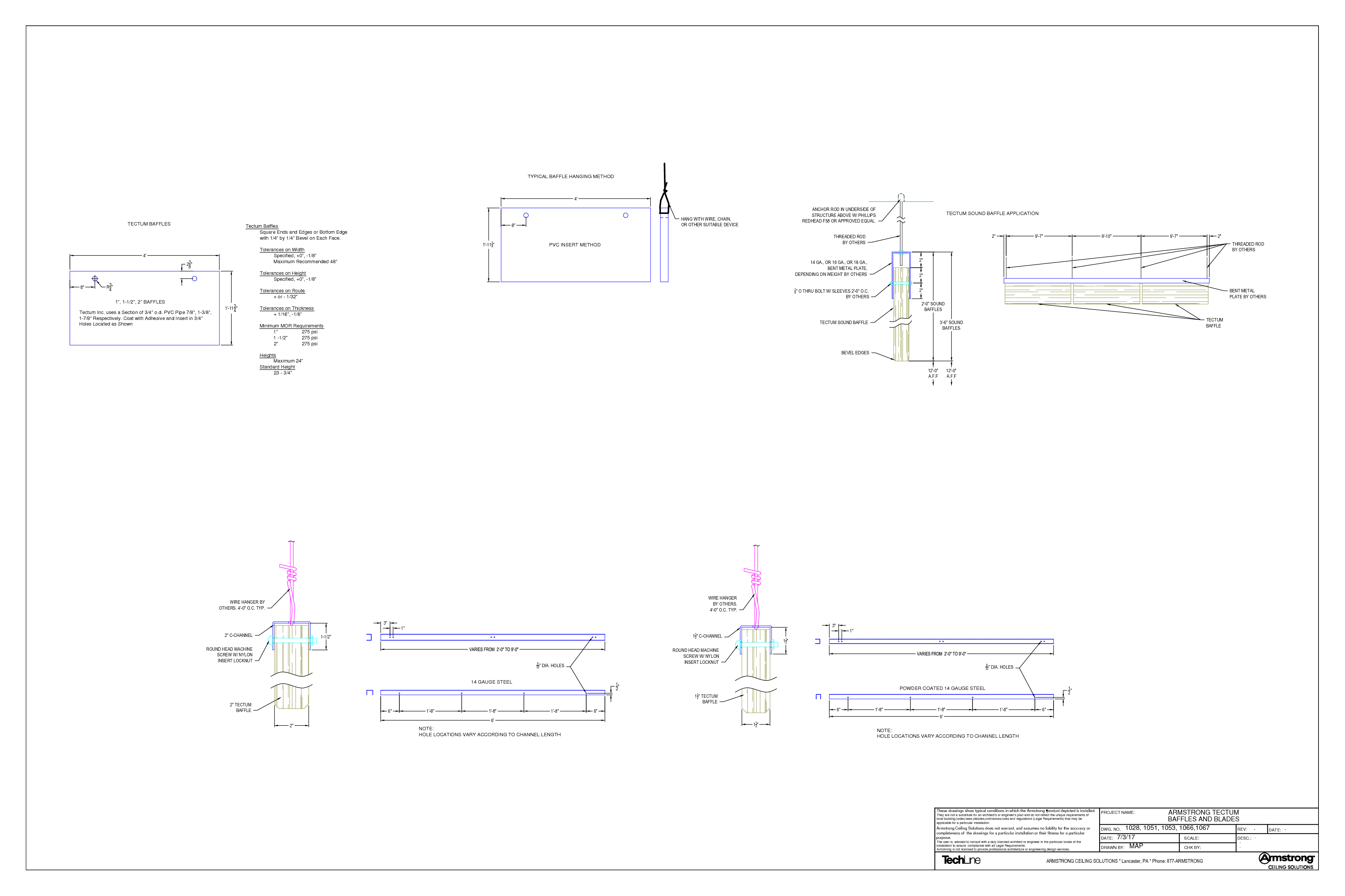 TECTUM Baffles and Blades