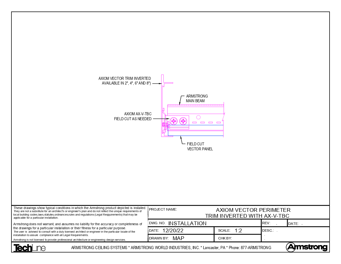Axiom Vector Trim Inverted with Modified AX-V-TBC