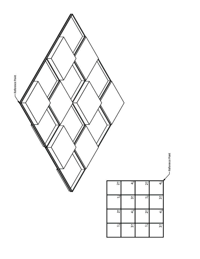 MetalWorks 3D Checkerboard 2-3 Up