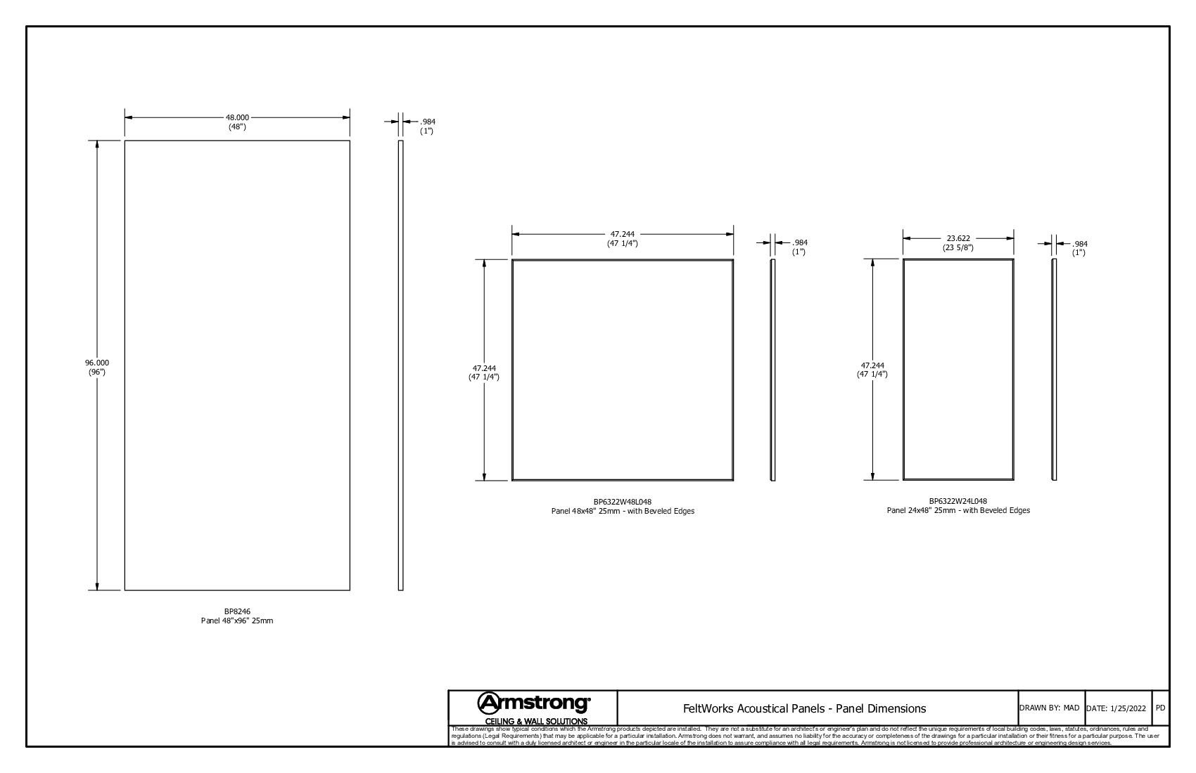 Panel Dimensions