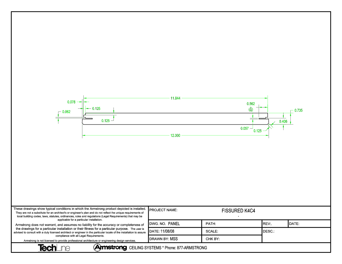 Fissured K4C4 Edge