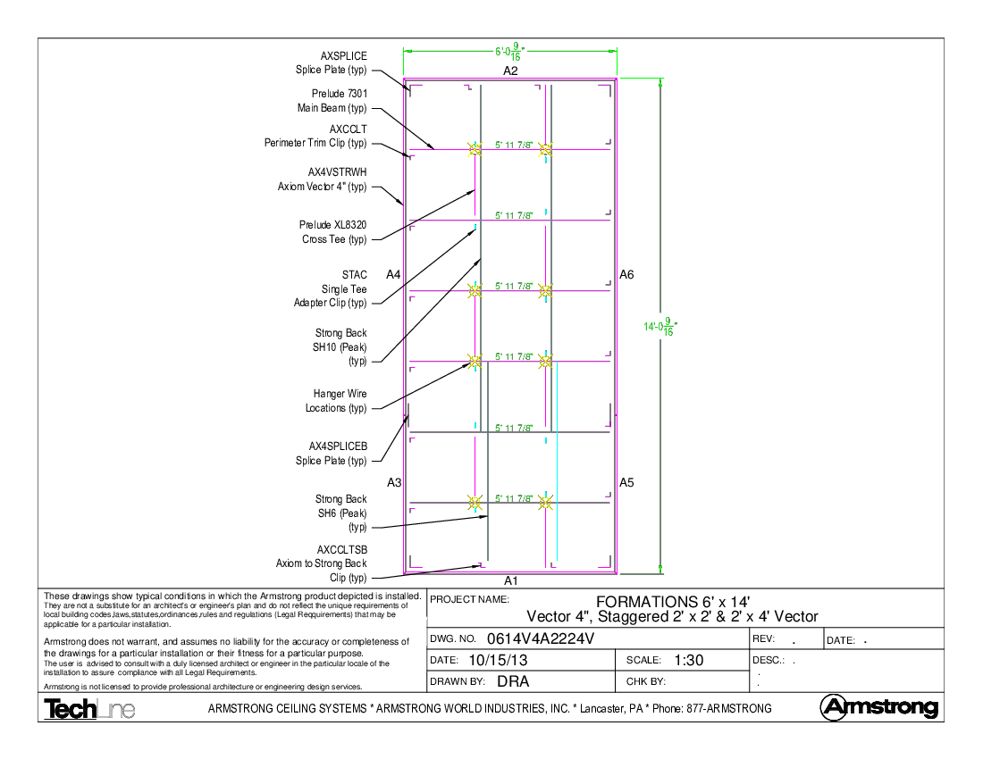 6' x 12', Vector 4", Ashlar, 2' x 2' & 2' x 4' Vector, White