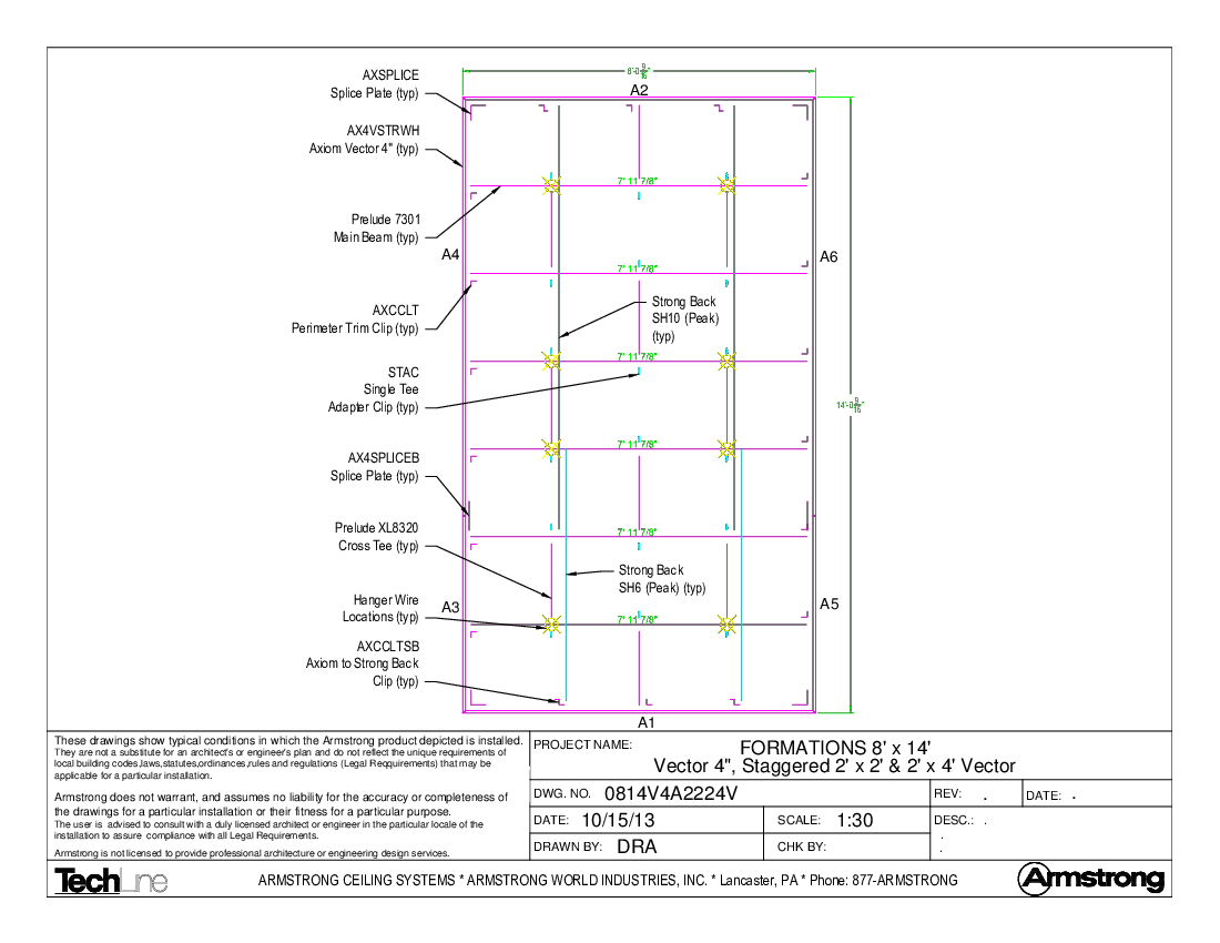 10' x 14', Vector 4", Ashlar, 2' x 2' & 2' x 4' Vector, White