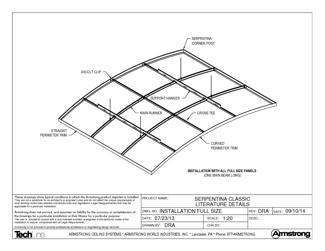 Serpentina Classic Full Size Panels – One Main Beam Long