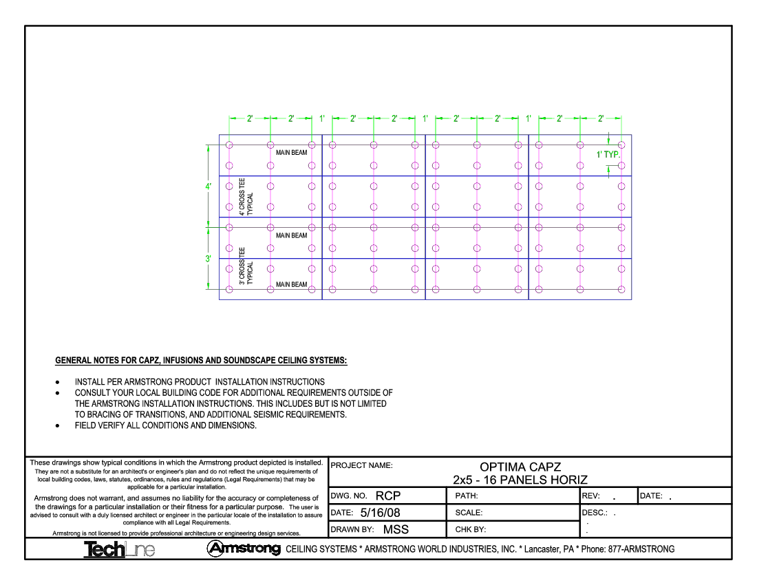 CAPZ Layout - 2x5 - 16 Panels