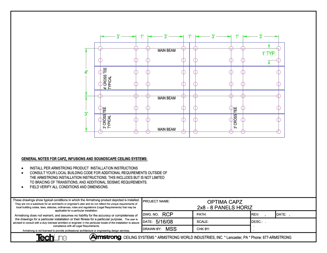 CAPZ Layout - 2x8 - 8 Panels