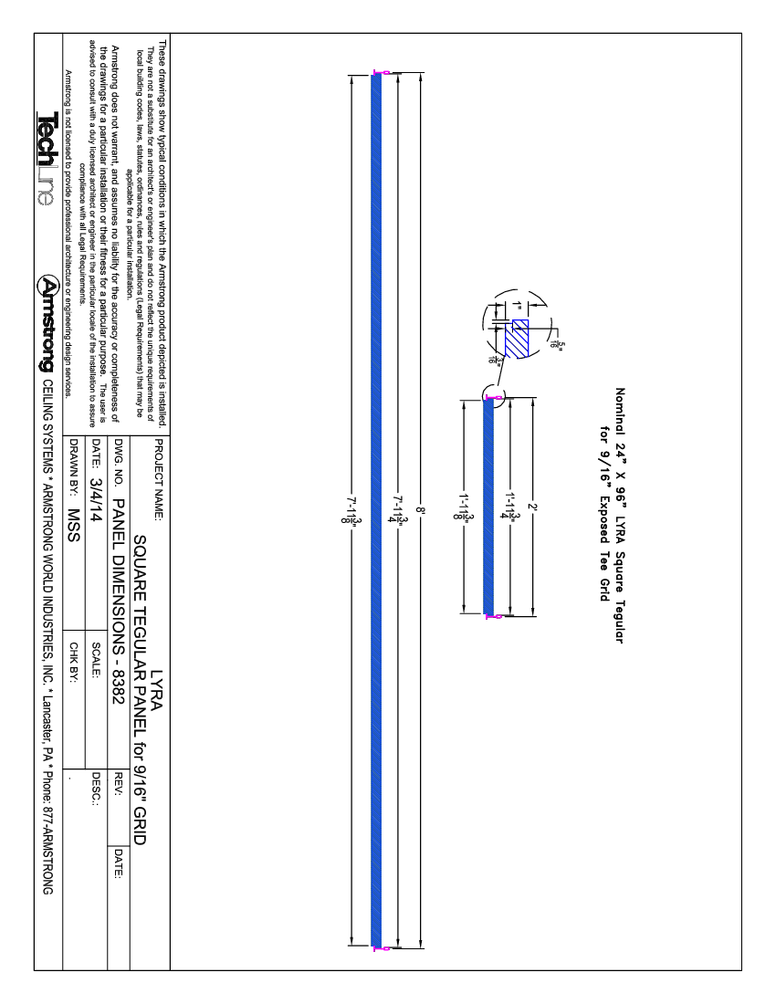 Lyra 8382 24 X 96"