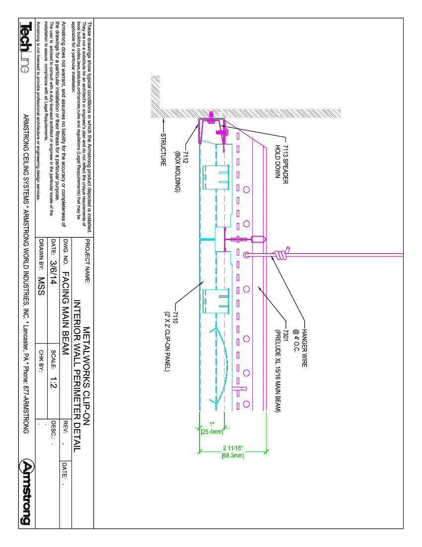 MetalWorks Clip-On Interior Wall Perimeter Facing Main