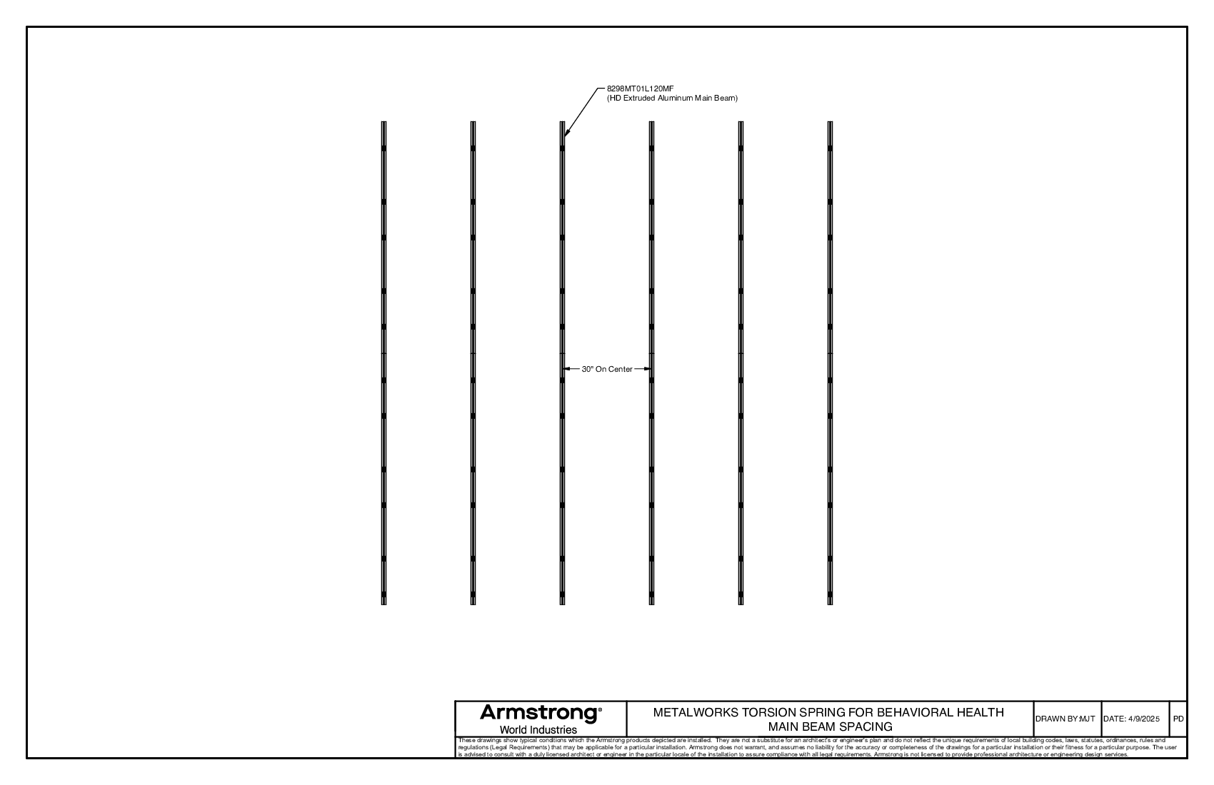Main Beam Spacing