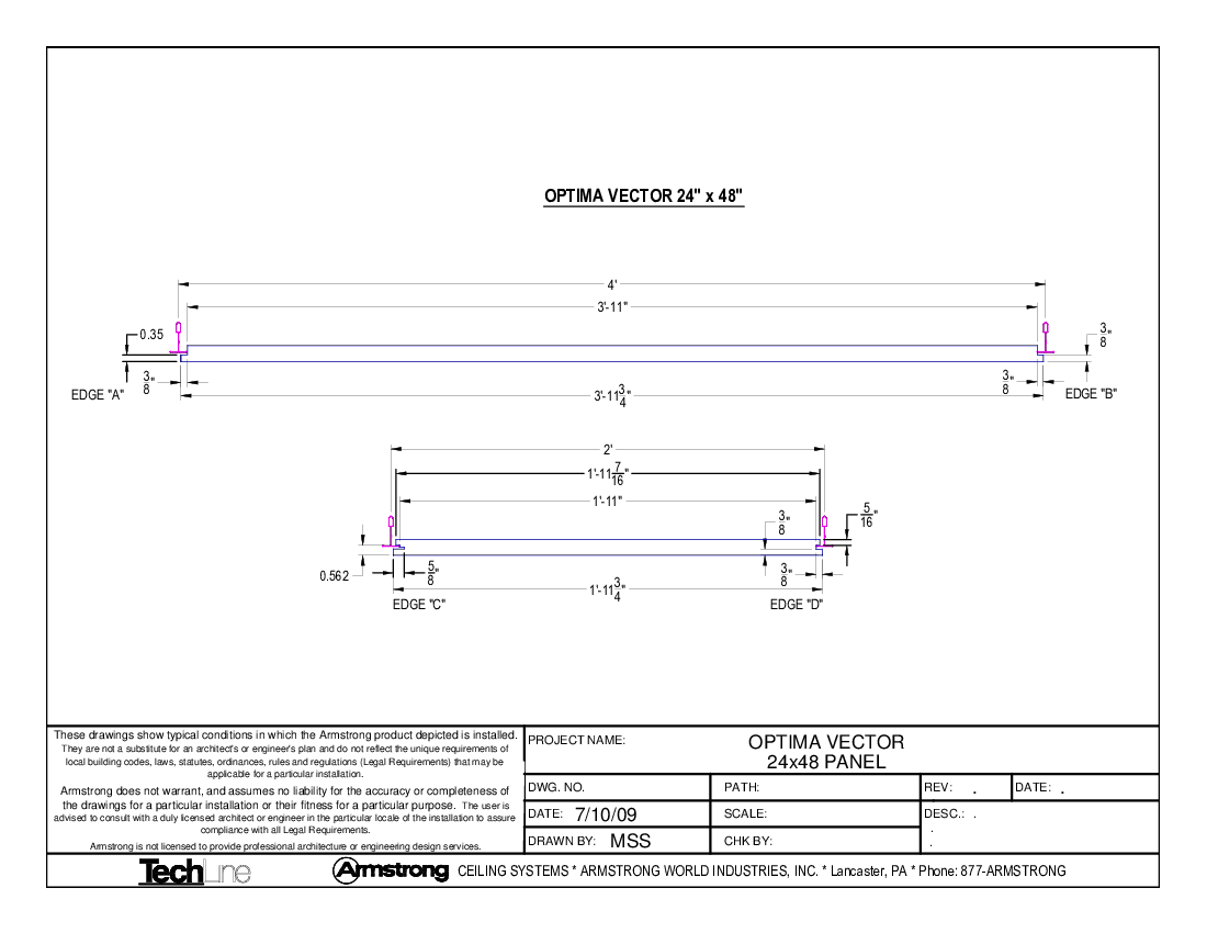 Optima Vector 24x48 Panel