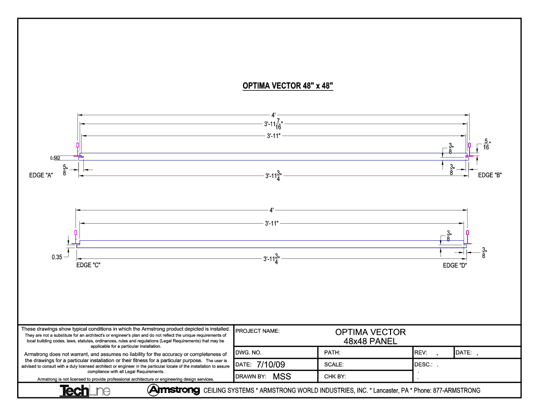 Optima Vector 48x48 Panel