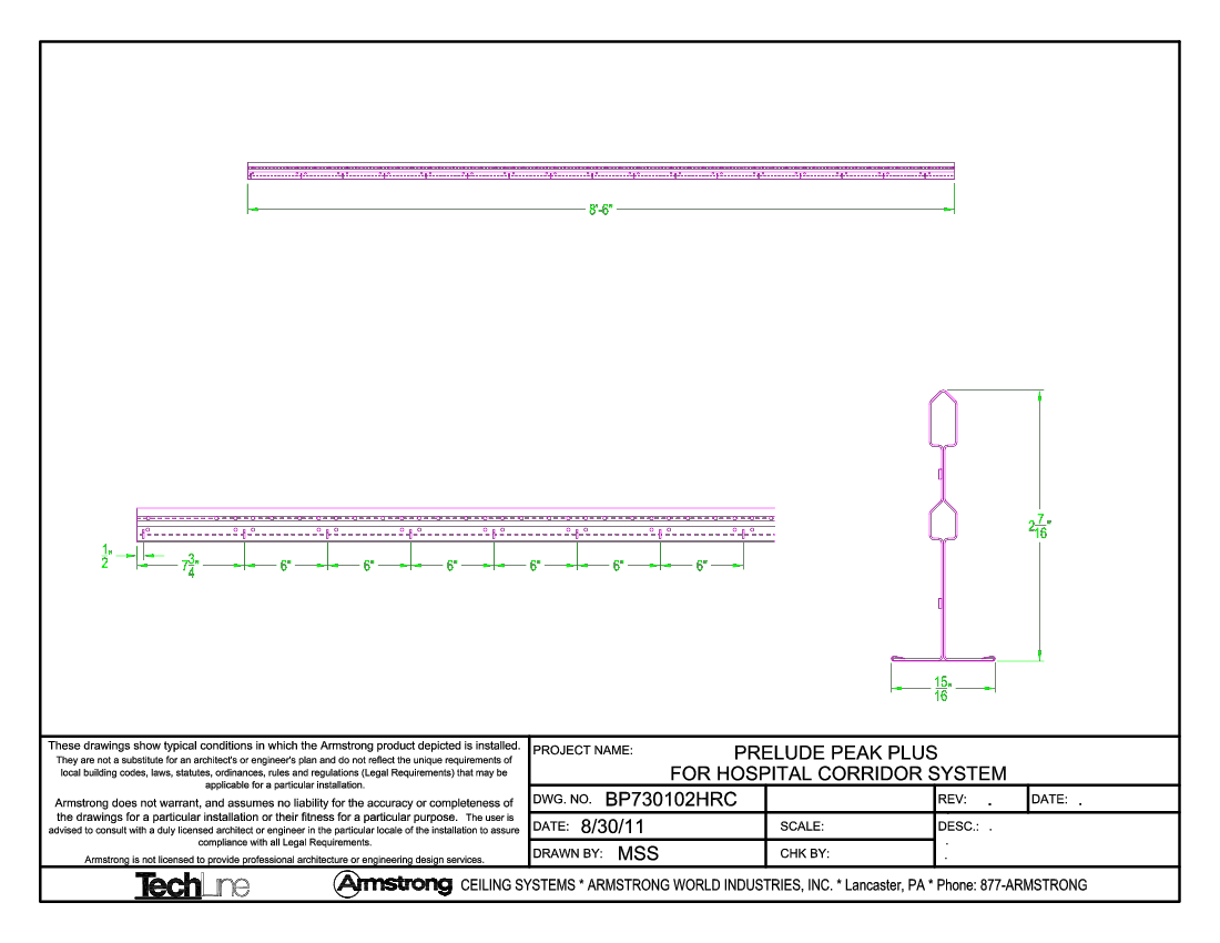 Prelude Peak Plus 8ft 6in Main Beam