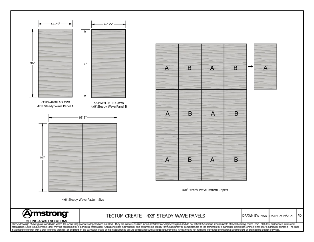 Steady Wave 4x8' Panels