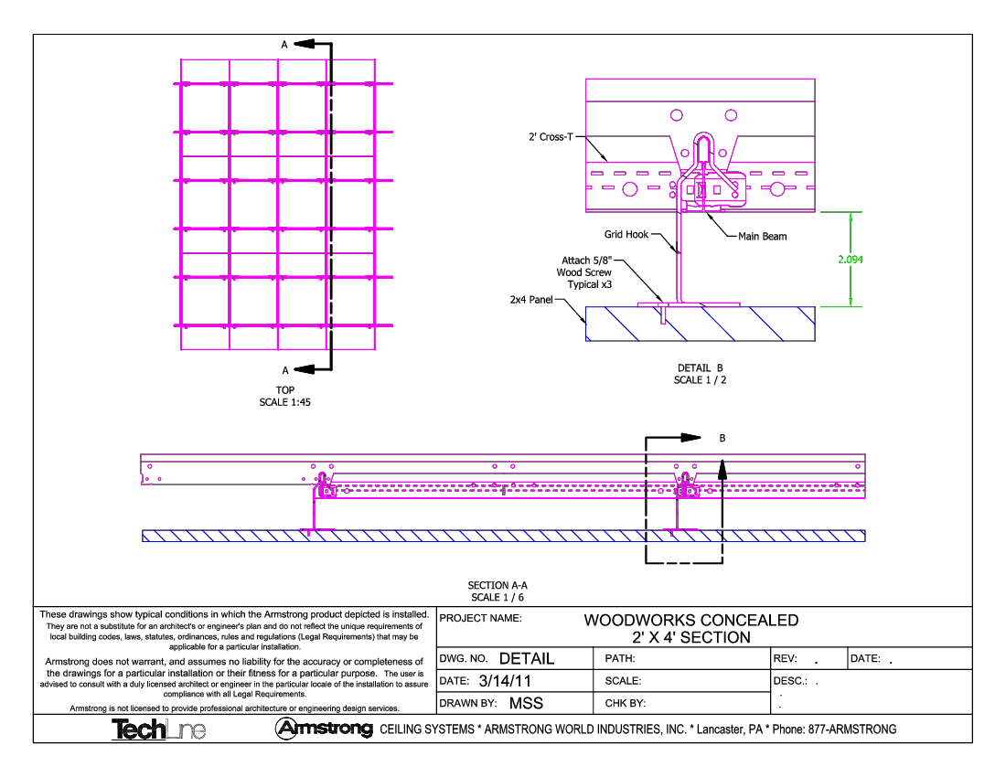 2 x 4 Section