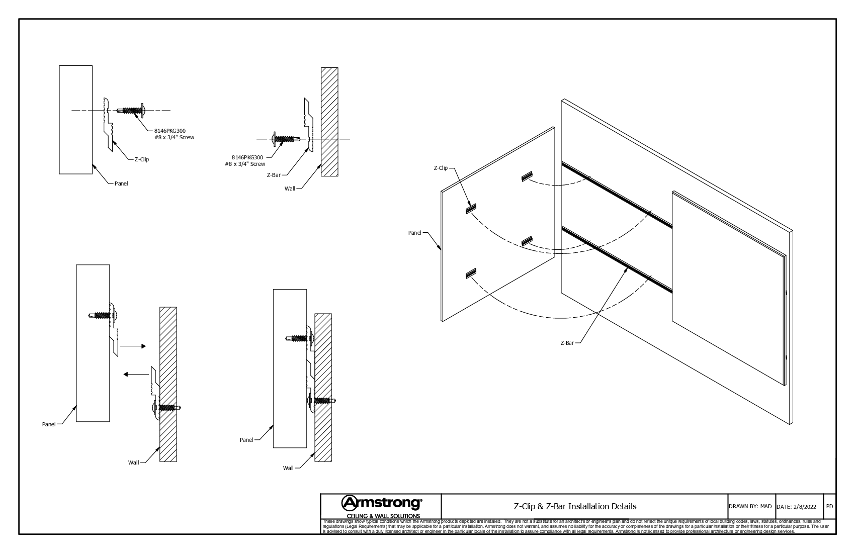 Z-Clip and Z-Bar Installation Details